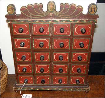 Signs of Spring at Pook and Pook - Joseph Lehn seed chest which realized $52,140
