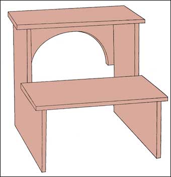 Shaker Step Stools Picture