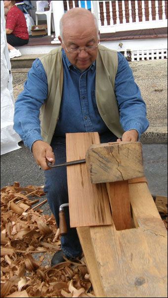 Shaker Shingles - Cedar Shake Shaver, Northern York County Historical and Preservation Society.