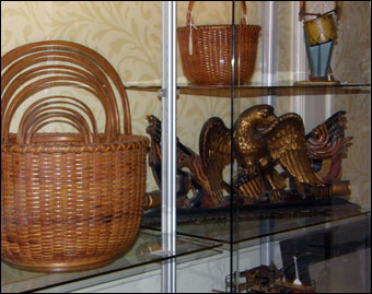 Keno Inaugural Auction May 1-2, 2010 - Nantucket baskets stenciled R. Folger 1880 brought $101,150